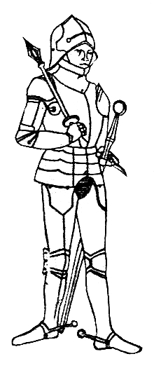Fig. 2. Grabdenkmal des Johann von Breitenbach, Herrn zu Ollbrück (gest. 1511) in der Pfarrkirche zu Lorch a. Rh. (Nach Demmin, 1. Ergänzungsband, S. 92.)