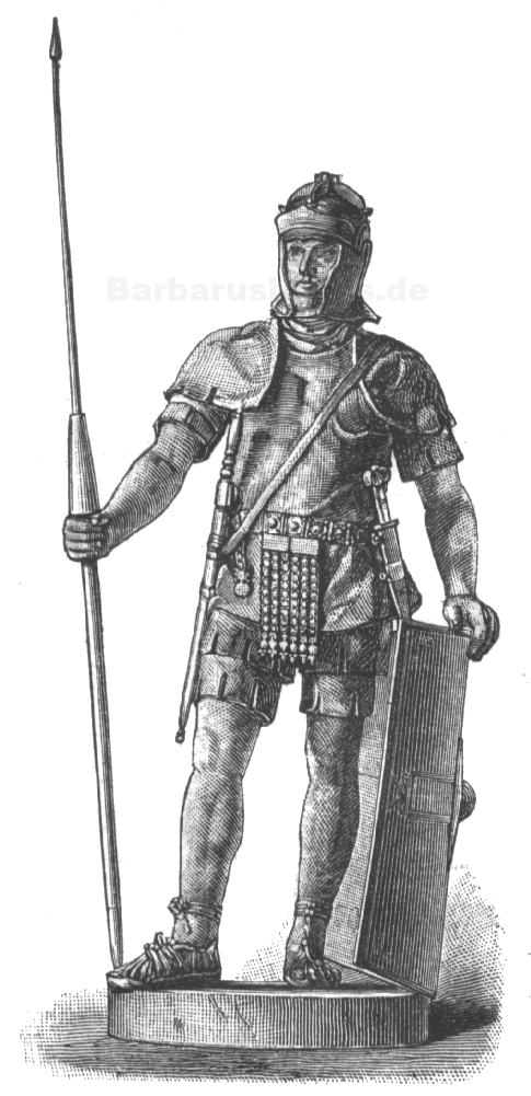Fig. 2. Römischer Legionär aus Geschichtsbilder nach Friedrich Polack.