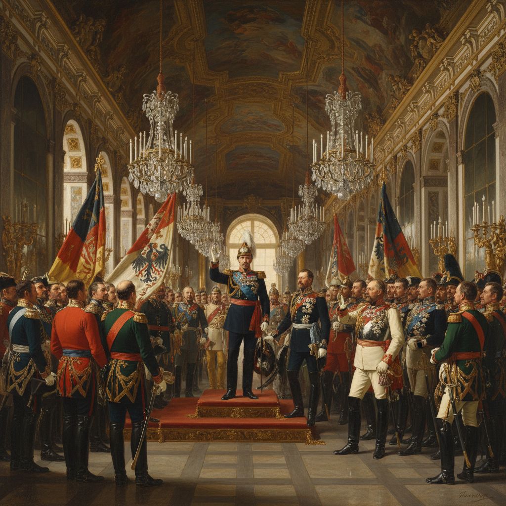 Symbolbild deutsche Kaiserkrönung 1871.