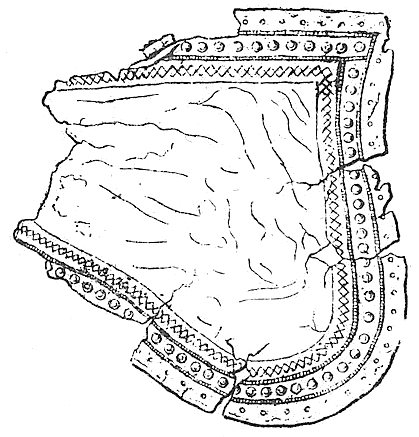 Fig. 16. Wangenklappe des Helmes in der Eremitage in St. Petersburg.