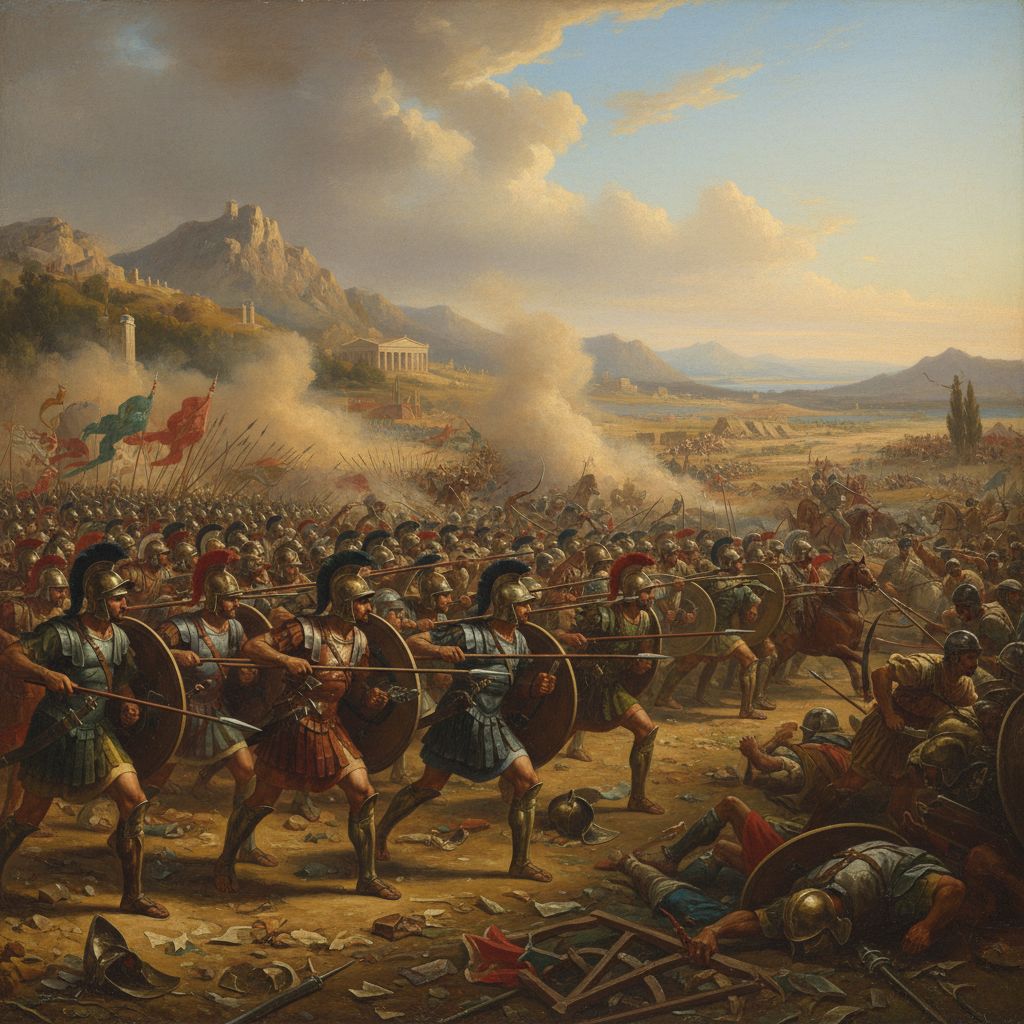 479 v. Chr. endet der Konflikt mit dem griechischen Sieg bei Plataiai.