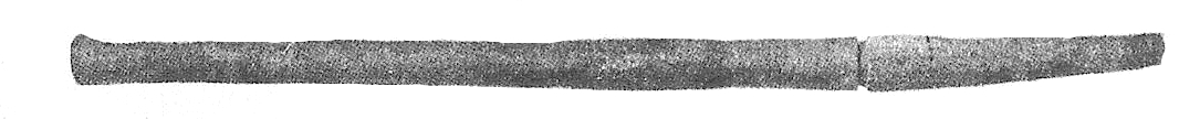 Fig. 74. Eiserne Hakenbüchse mit Stangenschaft im Städtischen Museum zu Zittau.