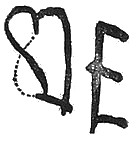 Fig. 15. Detailansicht Schriftzug.