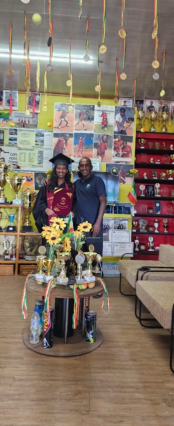 Rachel Hailu successfully completes her studies in Marketing at St. Mary’s College.