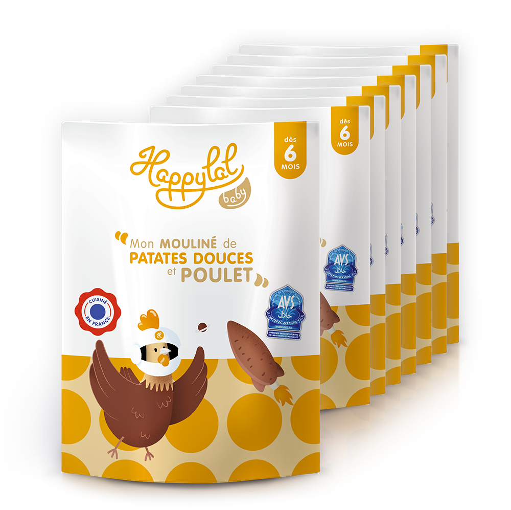 Lot De 8 Petits Pots Halal Bebe Des 6 Mois Poulet Halal Patate Douce Happylal Baby Lot De 8 Petits Pots Halal Bebe Des 6 Mois Poulet Halal Patate Douce Happylal Baby