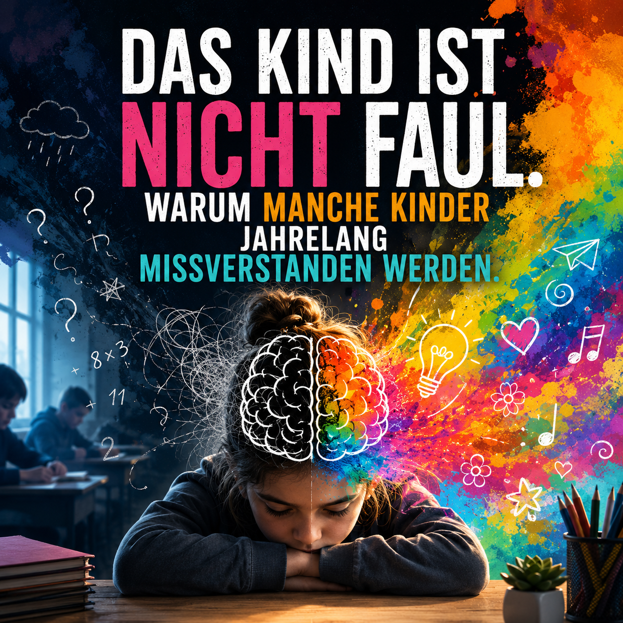 Das Kind ist nicht faul. Warum manche Kinder jahrelang missverstanden werden.