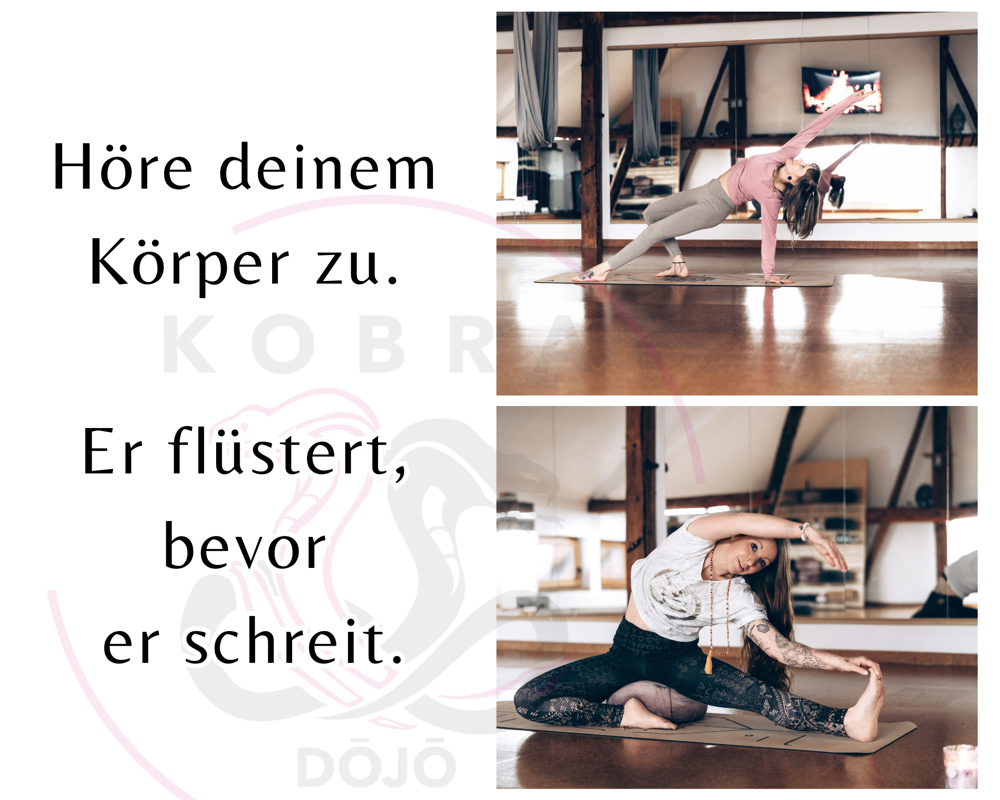 Jeder Mensch kann Yoga üben solange er atmet. -Yogasutra