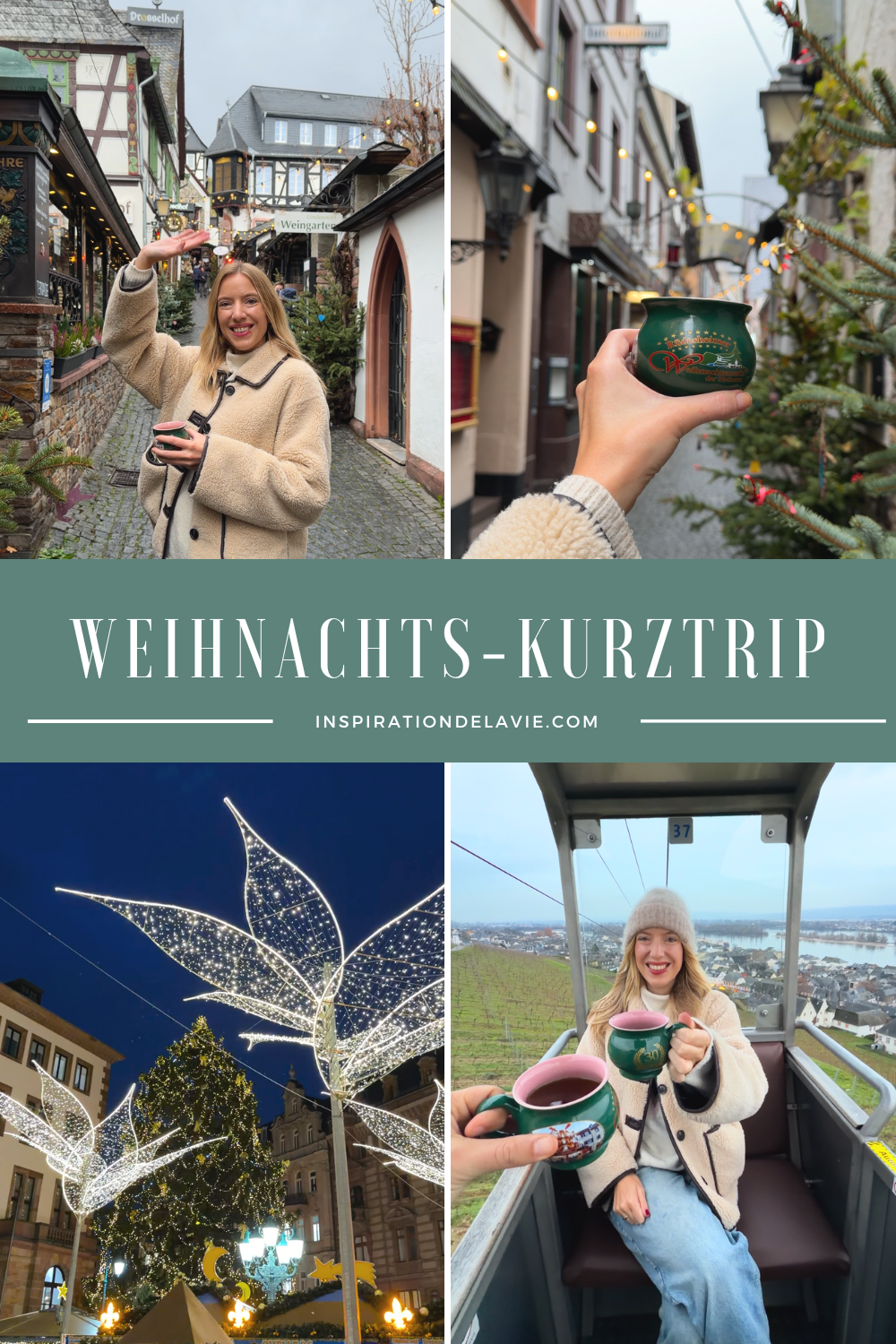 Die schönsten Weihnachtsmärkte am Rhein – Winter-Kurztrip im Rheingau: von Rüdesheim bis Wiesbaden