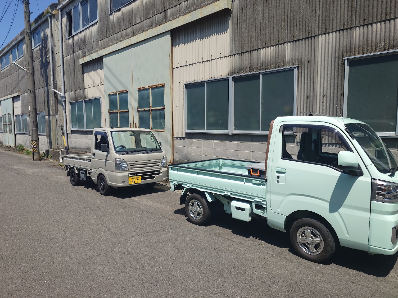 スズキキャリィ　背抜き車両