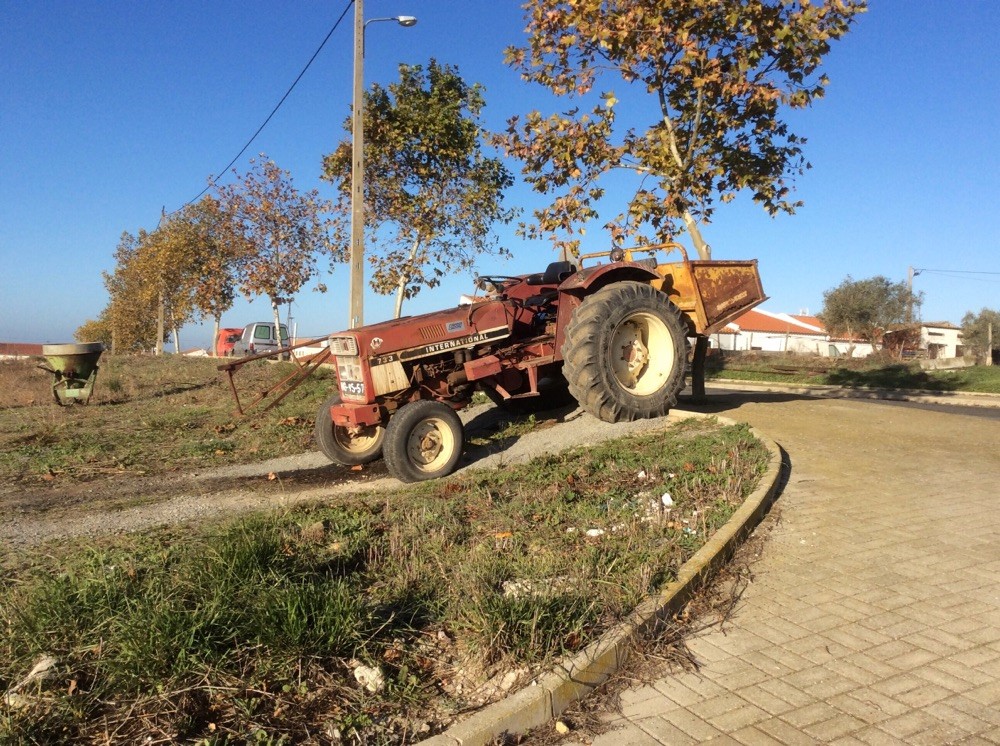 Der Traktor auf der Startrampe 😉