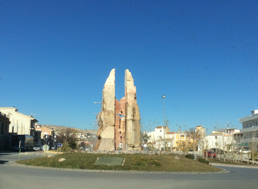 Kreisverkehr in Baza