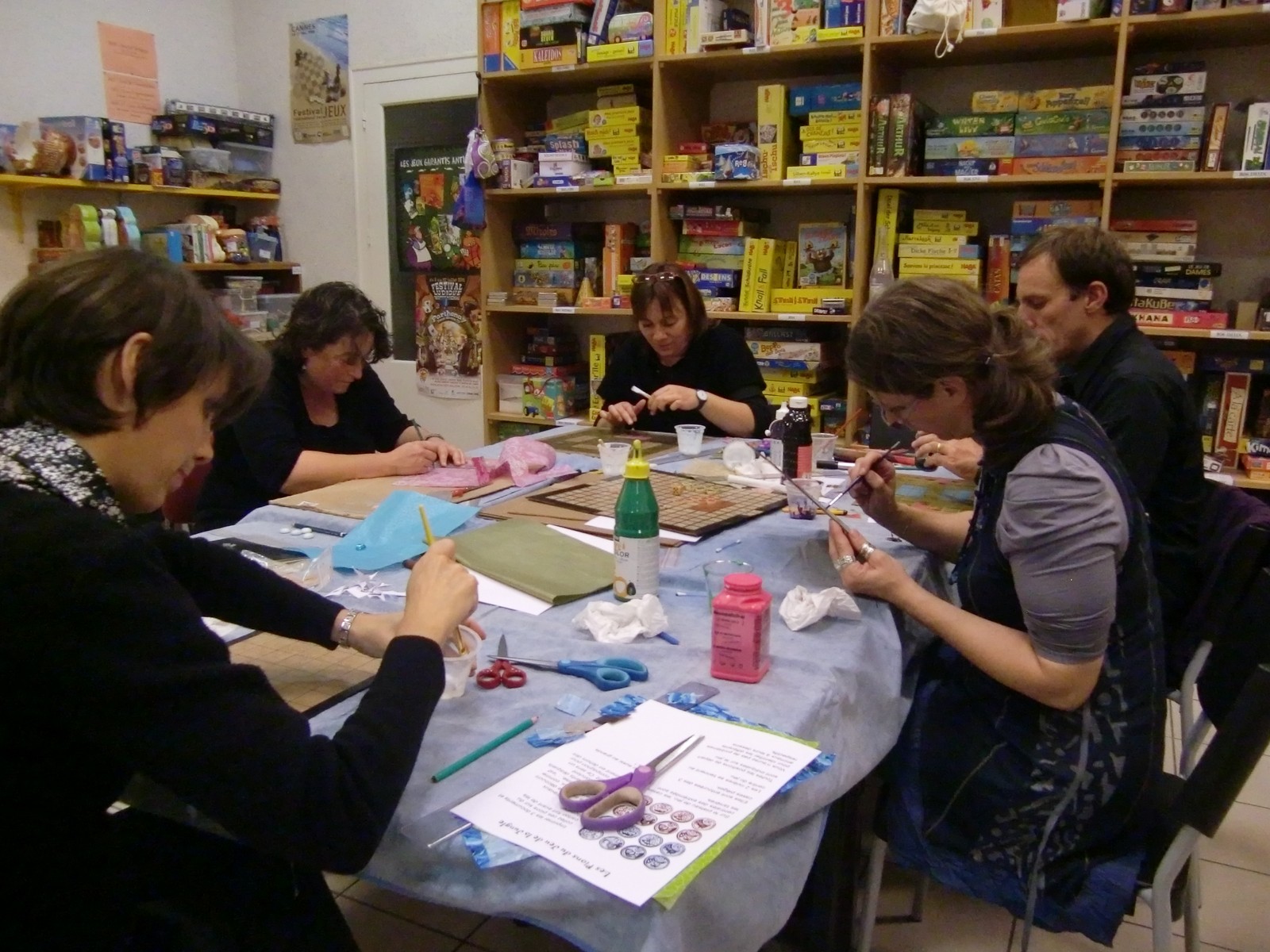 atelier de fabrication de jeux