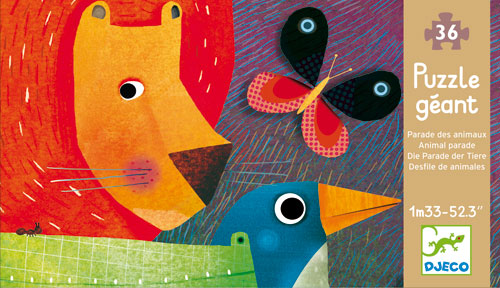 Puzzle géant "La parade des animaux"