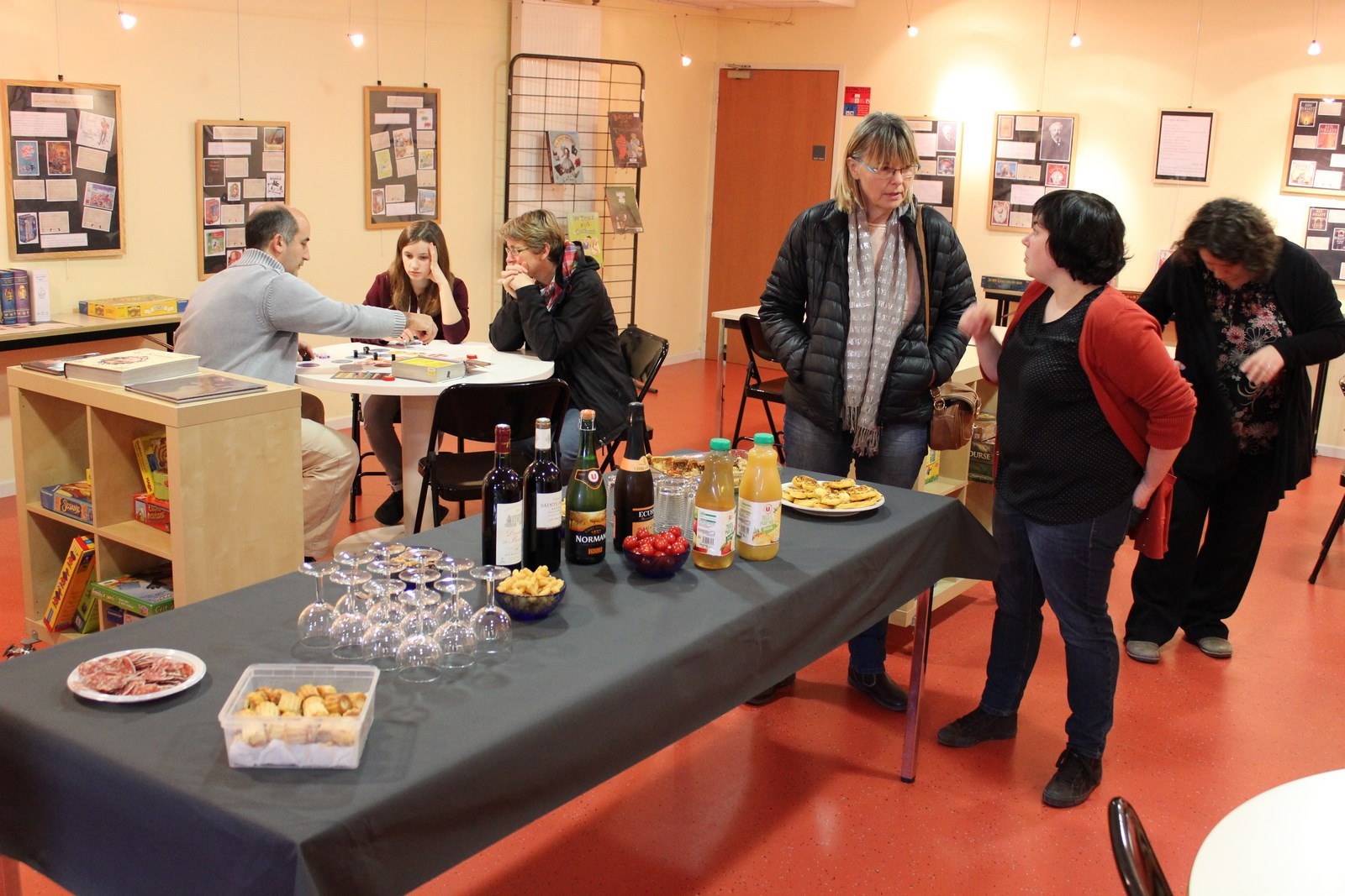 Inauguration : l'apéritif se prépare