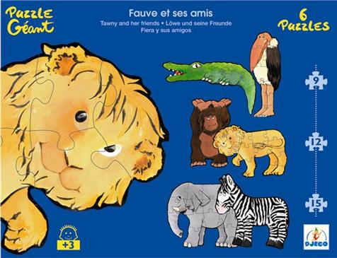 Puzzle géant "Fauve et ses amis"