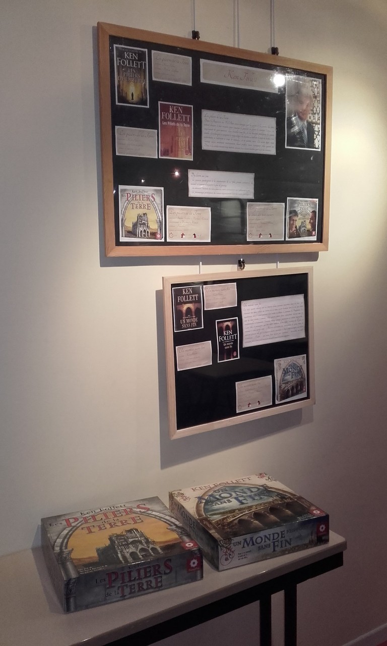 Exposition : Ken Follett, "les Piliers de la Terre" et "un Monde sans fin"