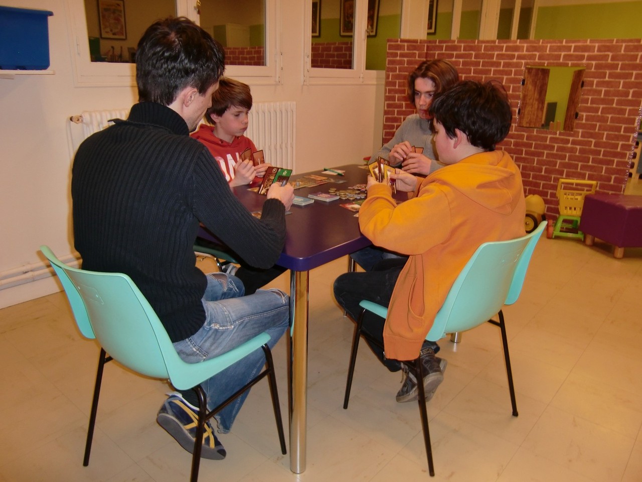 1ère ronde, table Babylone : Jean-Noël, Pierre, Arthur et Samuel