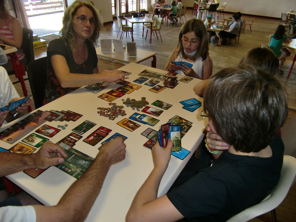 tournoi 7 Wonders - Ronde 2, table 1