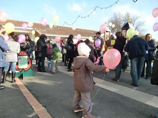 lâcher de ballons (biodégradables)