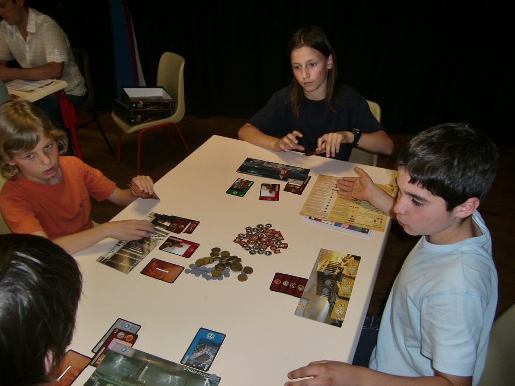 tournoi 7 Wonders - Ronde 2, table 3