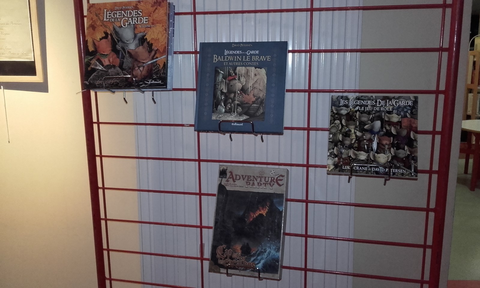 Exposition : Légendes de la Garde, BD et jeu de rôle