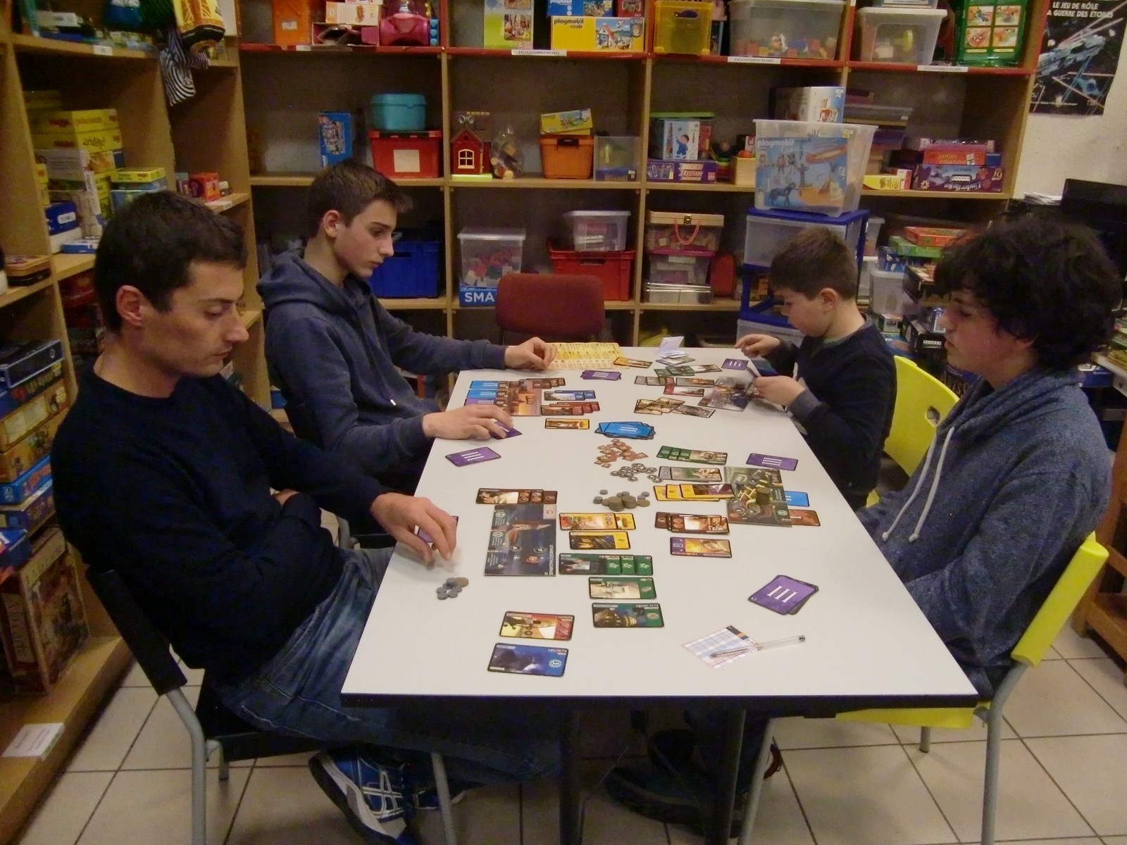 Ronde 2, la table des 9ème au 12ème