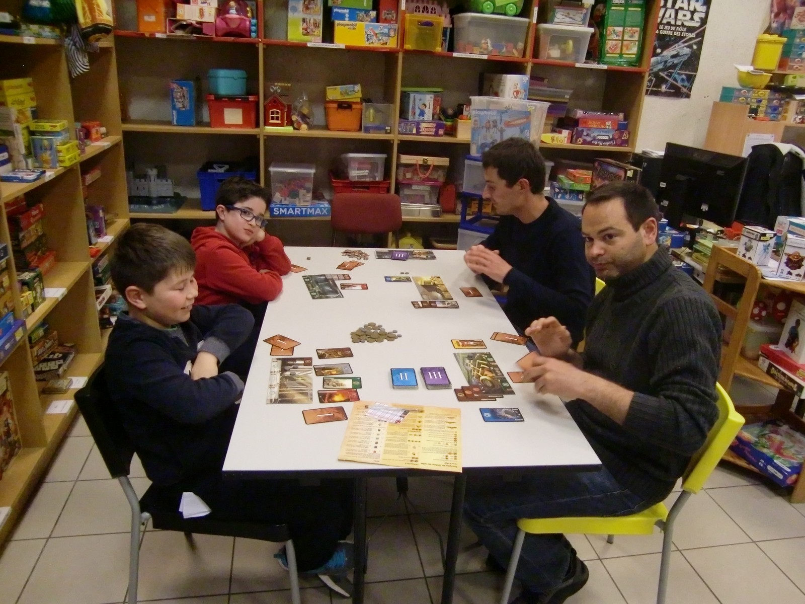 Ronde 1, table 3
