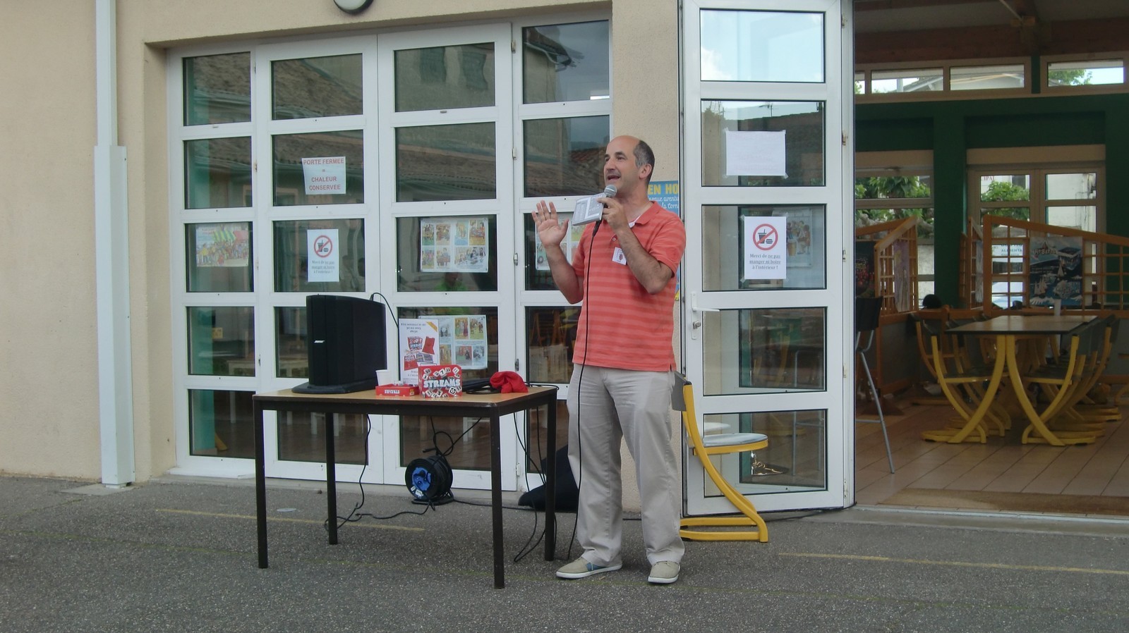 Stéphane, grand maître de cérémonie du Streams géant