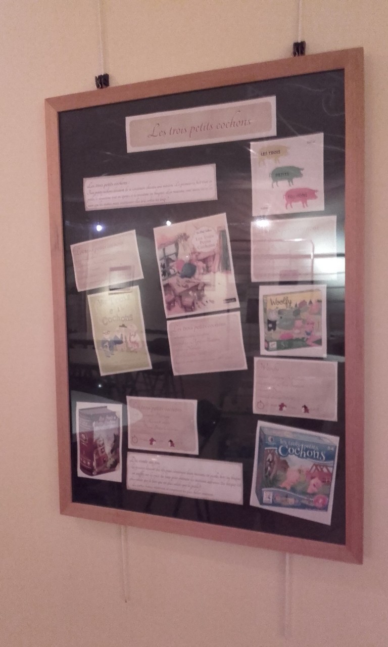 Exposition : les trois petits cochons