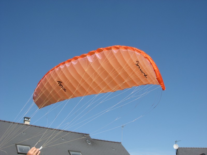 Gonflage de la voile
