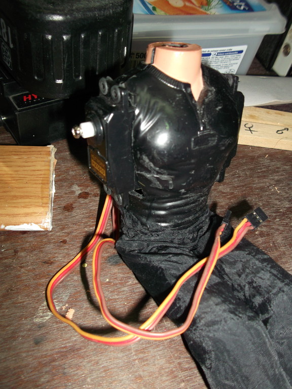 montage des servos
