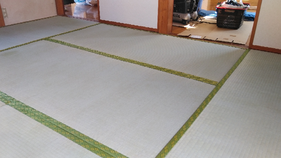 熊本産表を使用して、中井町の賃貸物件に納品しました。
