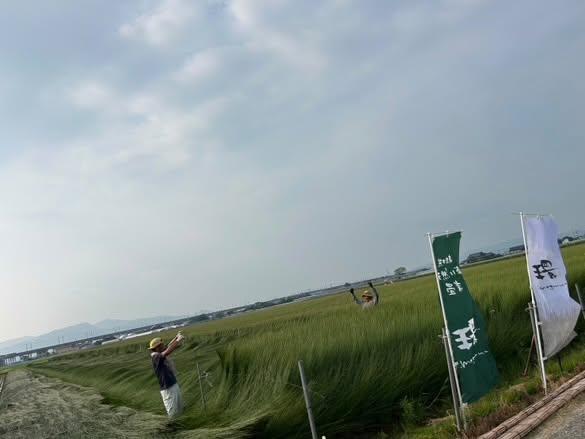 上本様と編みあげ中です。