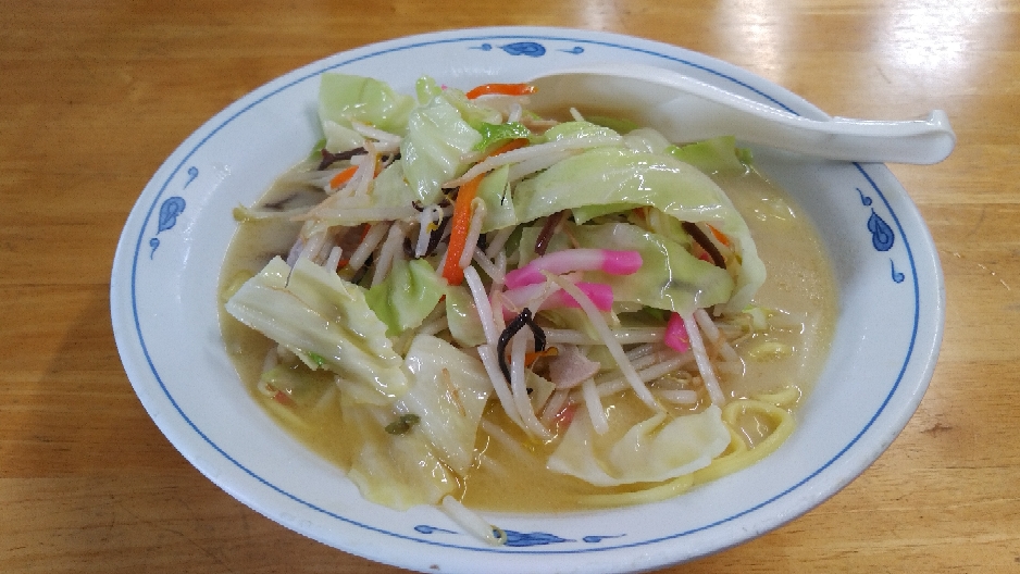 ドライブインなかがわのチャンポンです。