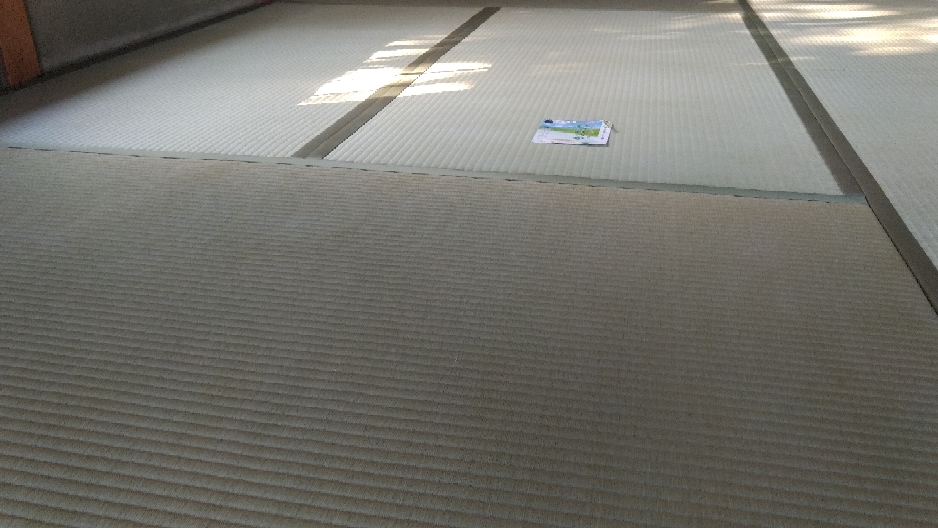 熊本産表を使用して、表替えしました。