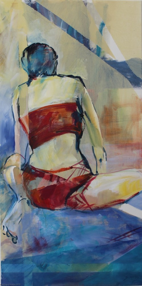 Entspannung,  Acryl auf Leinwand, 60x100. # 10