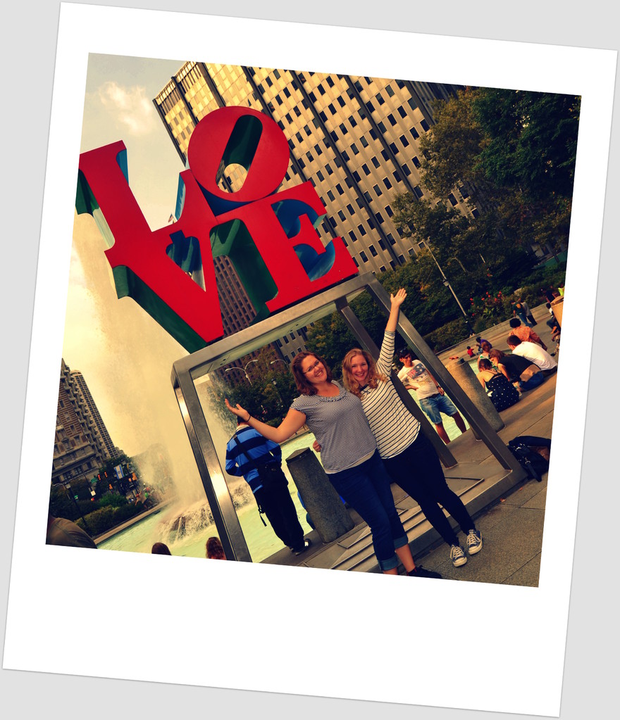 LOVE Park / JFK Plaza mit Lisa