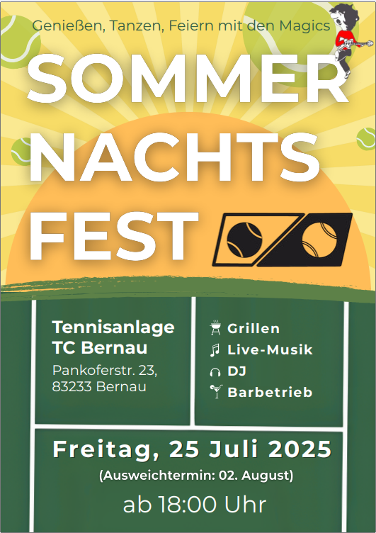 Wetterbedinge Absage für Sommernachtsfest