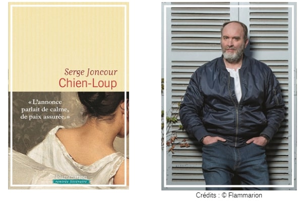 Couverture Chien-Loup et photo auteur Chronique littérature roman suspense guillaume cherel