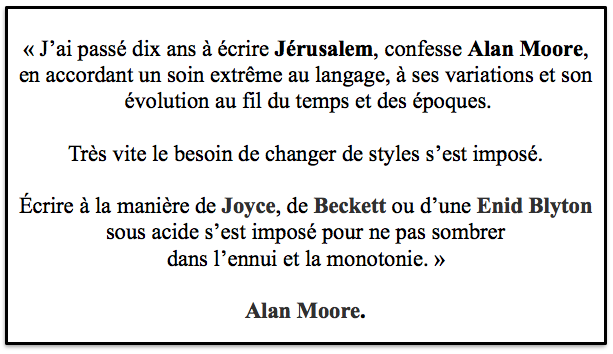 Alan Moore, Jerusalem