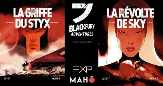 Couverture BD Blackfury #Popculture #Comics #Manga #Estampes #Superheros #SuperPouvoirs #ScienceFiction #Détective #Action