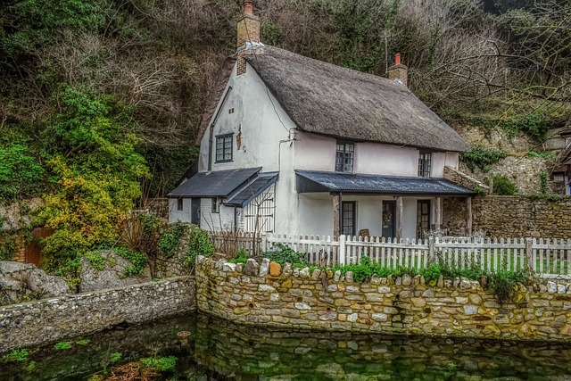 rural cottage in the UK countryside 