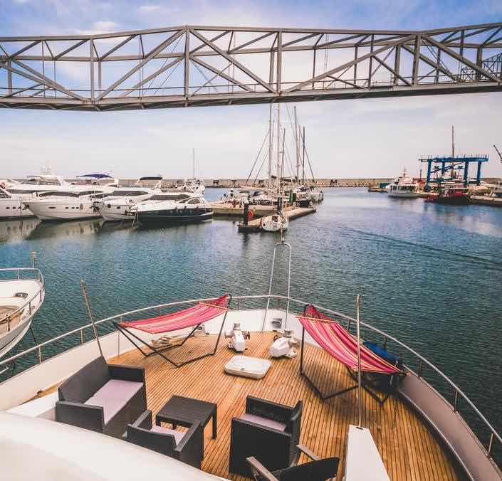 Unique place to stay in Barcelona: a boatel 