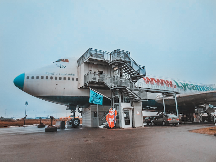 Unusual things to in Stockholm: stay in a hostel - Boeing
