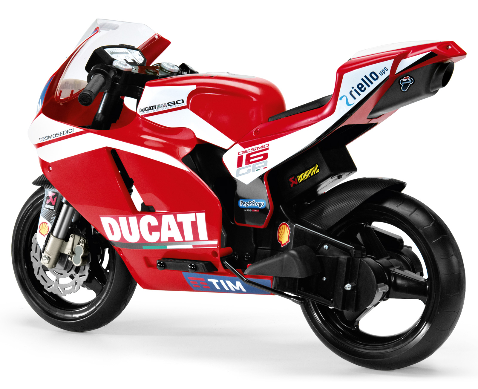 Ducati kindermotor GP Peg Perego Ridecars kinderauto winkel