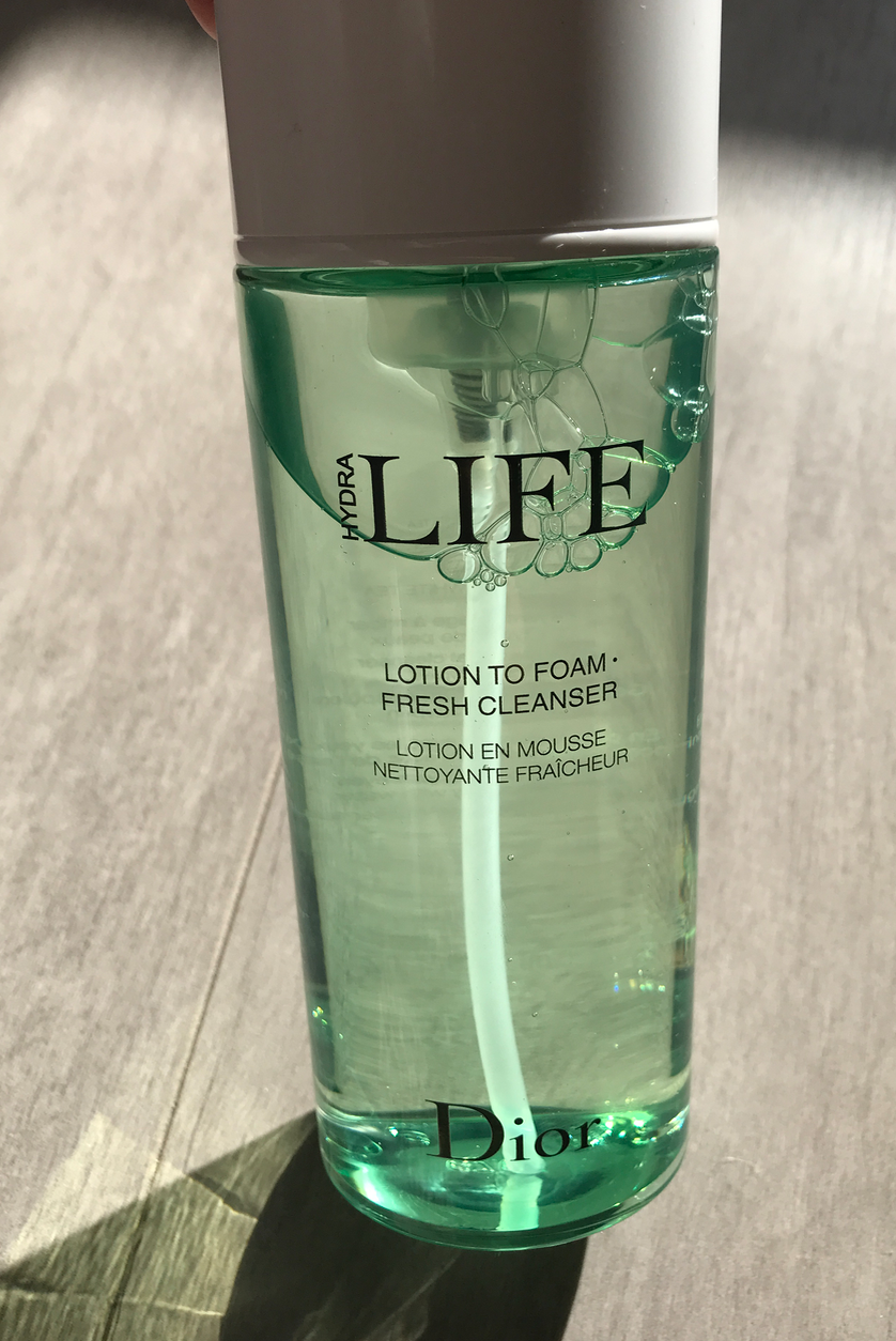 Lotion : en mousse HydraLife de Dior