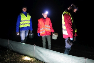 Nächtlicher Einsatz. - Foto: Birgit Schmidt