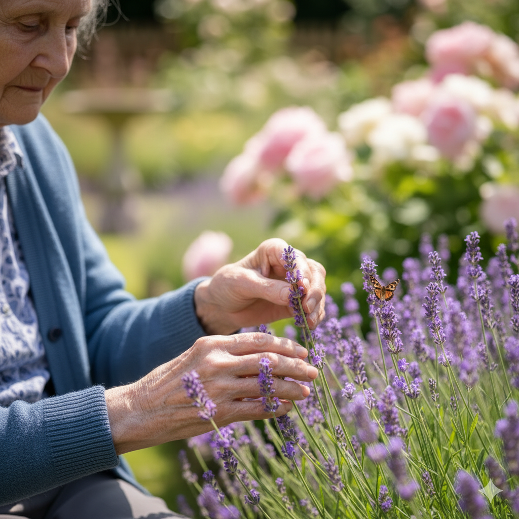 Alzheimer-Demenz verstehen – und mit Gartentherapie begleiten