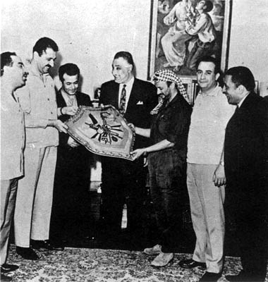 Jassir Arafat bei Nasser