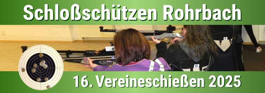 Einladung zum 16. Vereineschießen von 14. bis 16. November